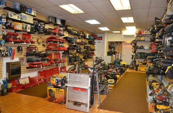 We have a huge selection of new and pre-owned tools from top brands like Dewalt, Milwaukee, Bosch and much more.