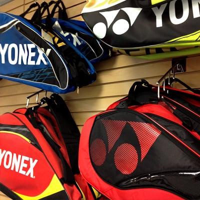 Also carry Yonex bags and cases