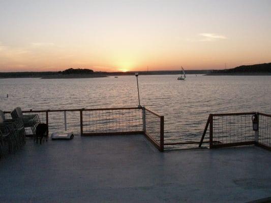 Another Beautiful Sunset from the top deck of Large Marge.