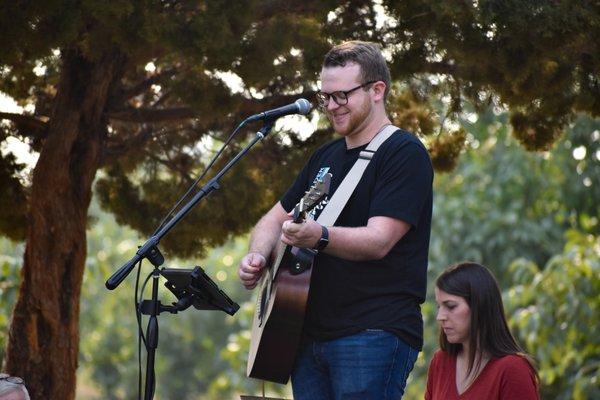 worshipping outside during COVID