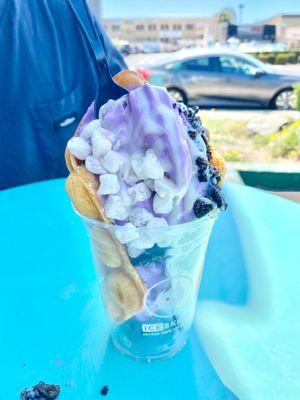 Ube waffle creation $10 (8/1/2021)