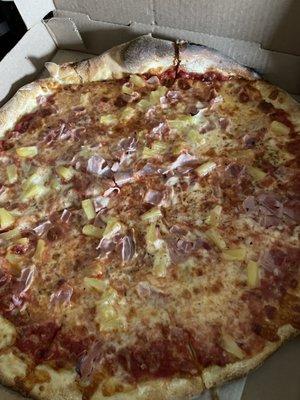 Ham & Pineapple pizza