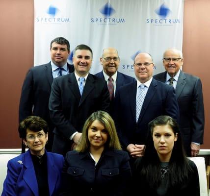 The Spectrum team that can assist you with all of your financial needs.