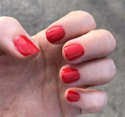 Perfect gel manicure