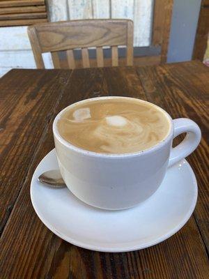 Oat milk vanilla latte