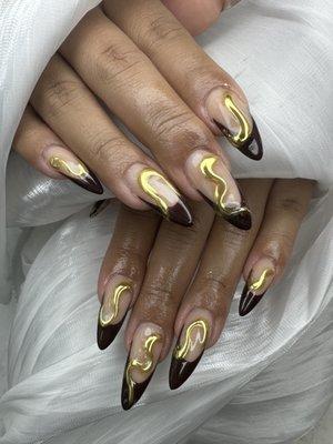 Nails design done by Cindy