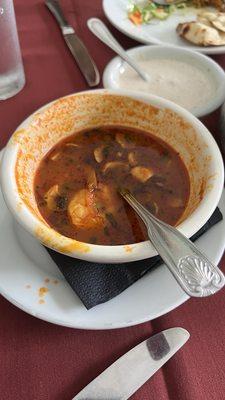 Tomyam , was creamy perfect chili taste