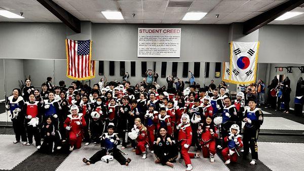 Black belt camp - 12+ year olds (sparring camp) before picture