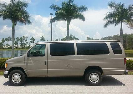 13 passenger van for large groups and families.