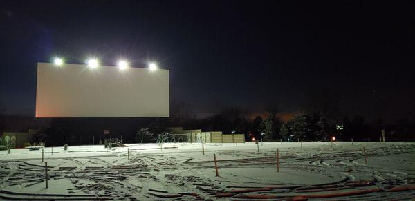 Movies under the stars and even in the snow.