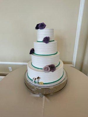 Our wedding cake!