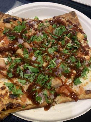 Bbq chicken flatbread