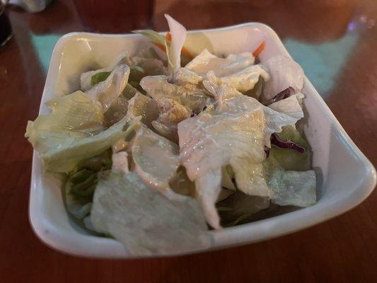 House Salad with Ginger Dressing