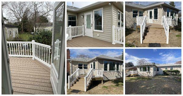 Sunroom addition with new deck in Newport News, Virginia!