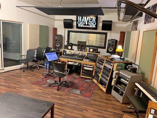 The main recording studio in Downtown LA Arts District where all the "MAGIC" happens
 
 Control room