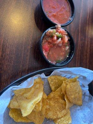 Chips and salsa.