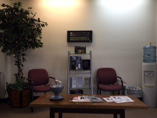 Wait in our Lobby for quick repairs, or we will call / text you when your repair is complete.