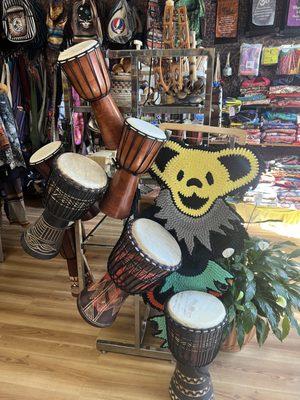 New selection of Djembe Drums for all skill levels.