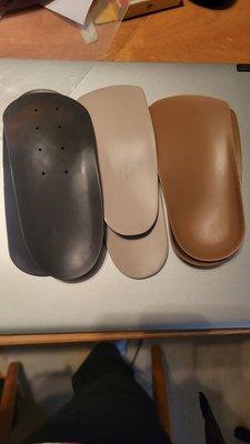 These are the plastic out of the box insoles that cost $1,350 plus tax and did not help me. BUYER BEWARE-NO RETURNS