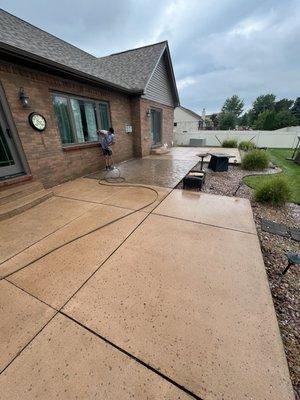 Commercial and residential power washing.