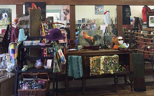 The Petaluma Store features a wide variety of work by local artisans