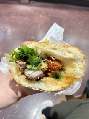 Roasted pork belly banh mi