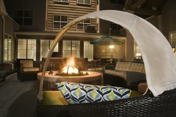 Enjoy our outdoor fire pit and BBQ area.