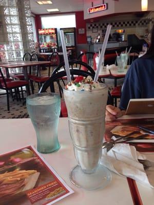 M&M milkshake