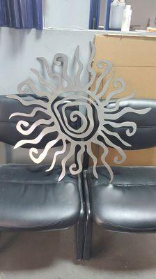 Stainless steel wall decor