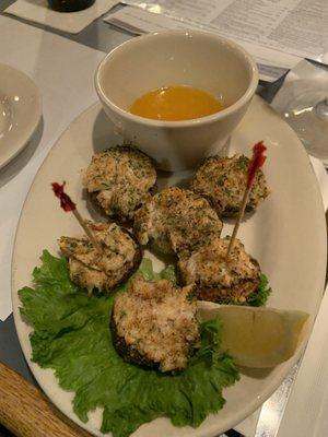 Crab Stuffed Mushrooms Caps