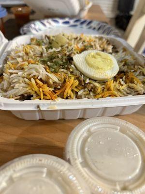 Chicken Biryani and Mutton Biryani