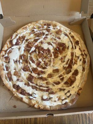 Chicken bacon ranch obviously made with fresh chicken