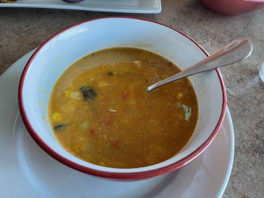 Tequila Spiked Tortilla Soup