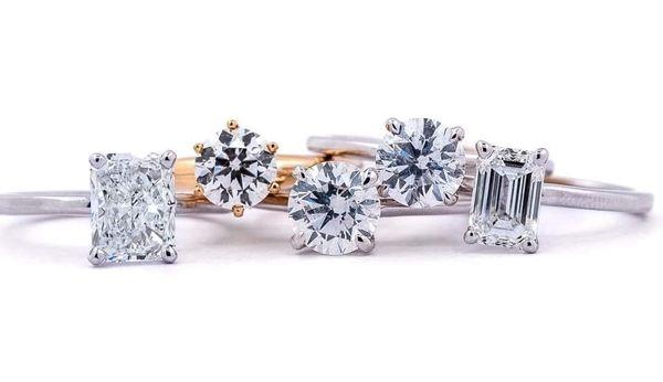 Solitaire engagement rings of all flavors