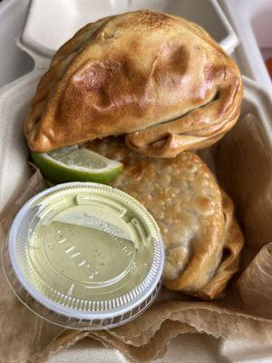 Beef Empanada and Chicken Empanadachicken