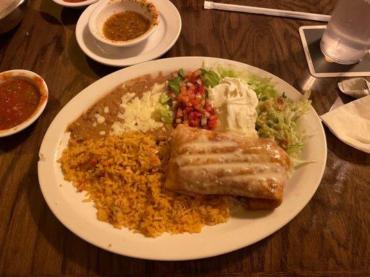 Shrimp Chimichanga