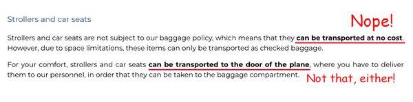 Interjet's car seat policy, published on their website. It has zero connection to reality, a fact we learned the hard and expensive way.