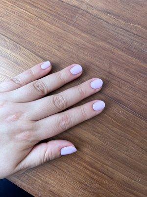 Mani! Picked a pastel spring pink