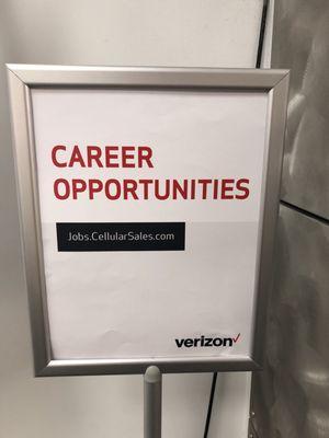 Career opportunities!