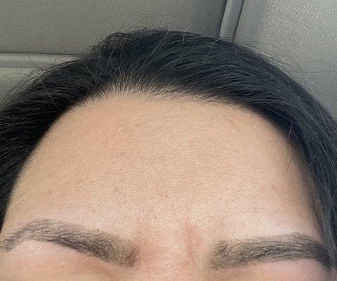 Eyebrow threading, eyebrow tinting