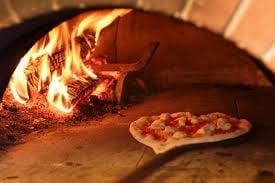 wood fired, brick oven