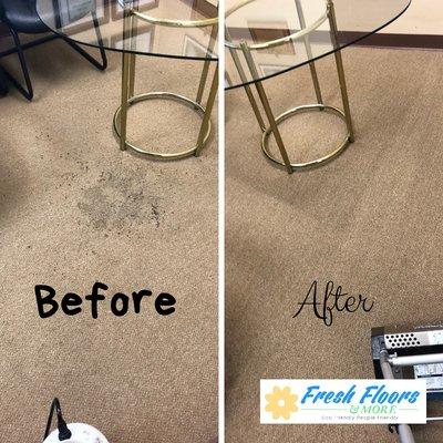 Commercial carpet cleaning success!