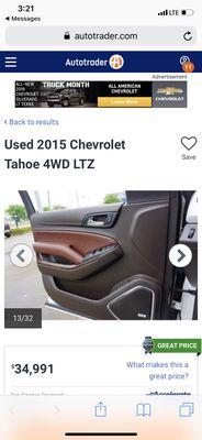 Images on Autotrader vs Actual images-liars and scammers