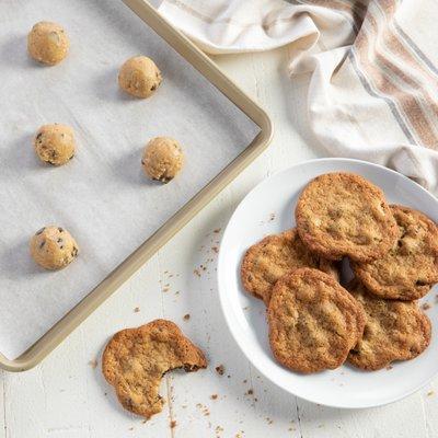 sweet & salty chocolate chip cookies