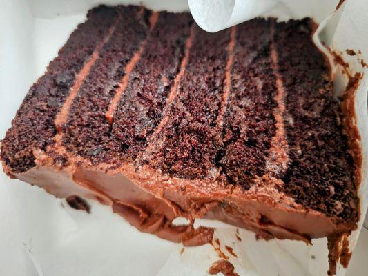 Chocolate Cake Slice