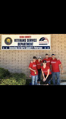 Supporting our Veterans at KW "Red Day"