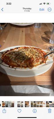 Lasagna was yummy!