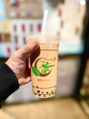 HONG KONG STYLE MILK TEA W/BOBA