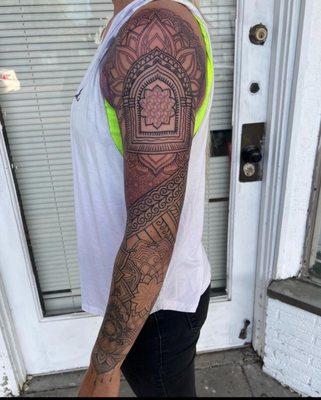 Sleeve work in progress