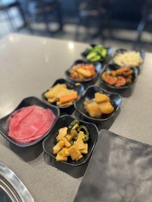 Banchan assortment